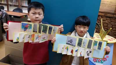 고향의 봄 겨울방학 독서교실 (독서체험, 스토리쿠킹, 캘리그라피 수업)